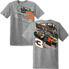Austin Dillon 2023 Bass Pro Shops Paint Scheme T-Shirt Gray #3 NASCAR