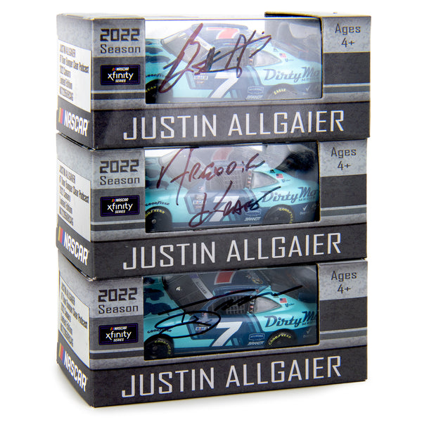 JR Motorsports Official Team Apparel Justin Allgaier 2022 NASCAR Xfinity  Series Mahindra ROXOR 200 Race Winner T-Shirt - Heathered Gray