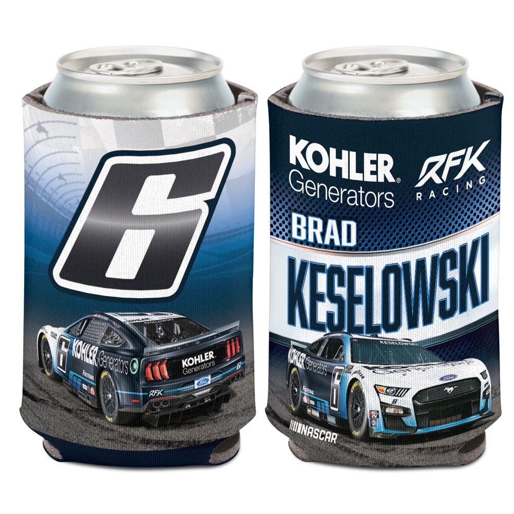 Brad Keselowski 2022 Kohler #6 NASCAR Can Hugger 12oz Cooler