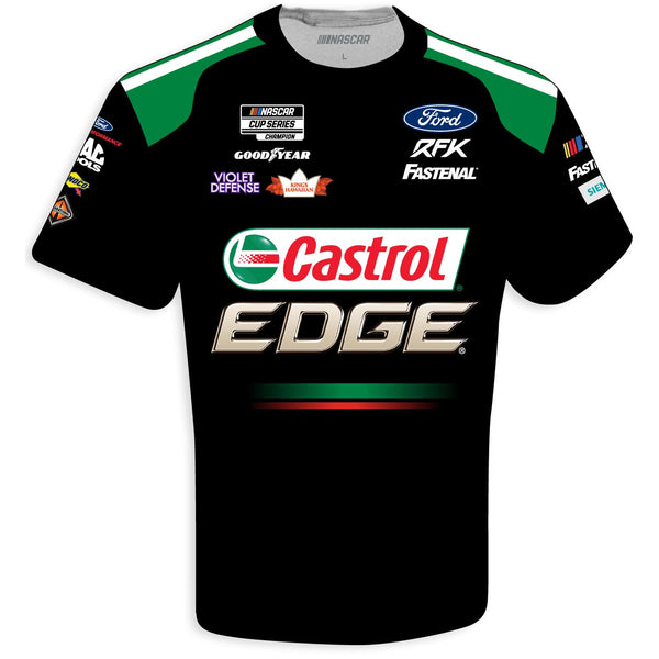 Brad Keselowski 2023 Castrol Sublimated Uniform Pit Crew T-Shirt #6 NASCAR