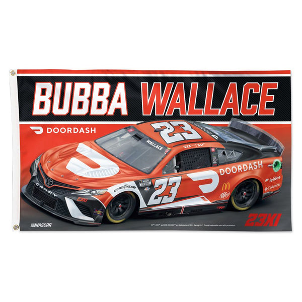 Bubba Wallace 2023 DoorDash #23 NASCAR 3x5 Flag