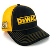 Christopher Bell 2023 DeWalt Sponsor Mesh Hat Yellow/Black #20 NASCAR