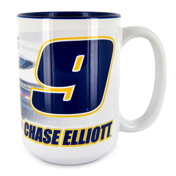 Chase Elliott 2023 NAPA Coffee Mug 15oz With Color Interior #9 NASCAR