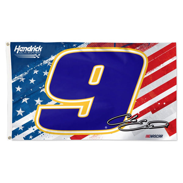 Chase Elliott 2023 Patriotic #9 NASCAR 3x5 Flag NASCAR