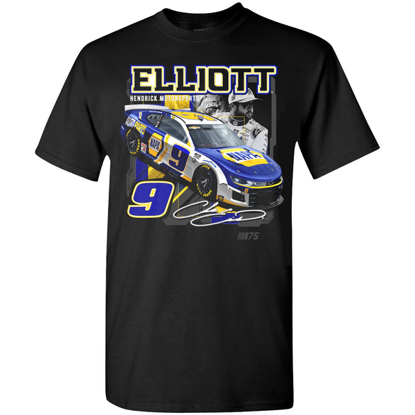 Chase Elliott 2023 NAPA Draft T-Shirt Black #9 NASCAR