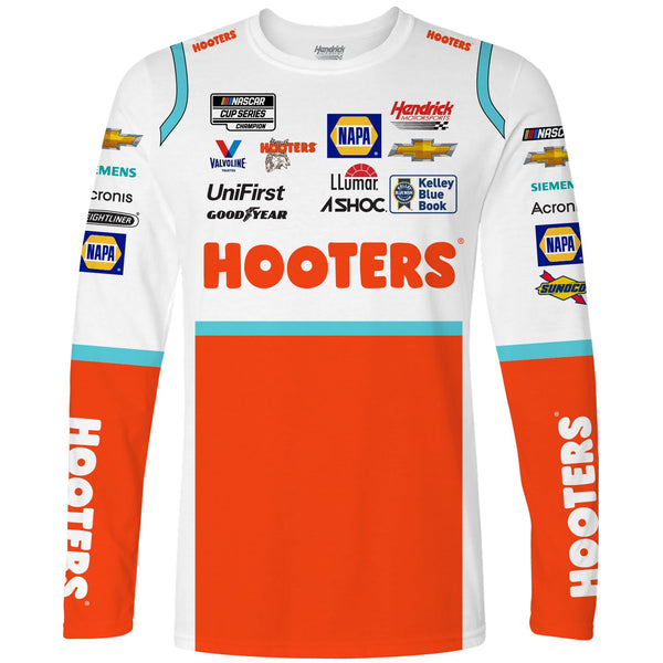 Women's Hendrick Motorsports Team Collection Orange/Black Chase Elliott Sublimated Uniform T-Shirt