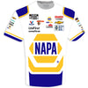 Chase Elliott 2023 NAPA Sublimated Uniform Pit Crew T-Shirt White #9 NASCAR