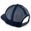 Door Bumper Clear Podcast Logo Snapback Mesh Blue Hat