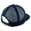 Door Bumper Clear Podcast Logo Snapback Mesh Blue Hat