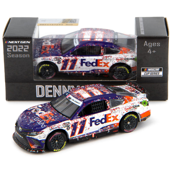 Denny Hamlin Coca-Cola 600 Race Win 1:64 Standard 2022 Diecast Car FedEx #11 NASCAR
