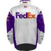 Denny Hamlin 2023 FedEx Uniform Pit Jacket White #11 NASCAR