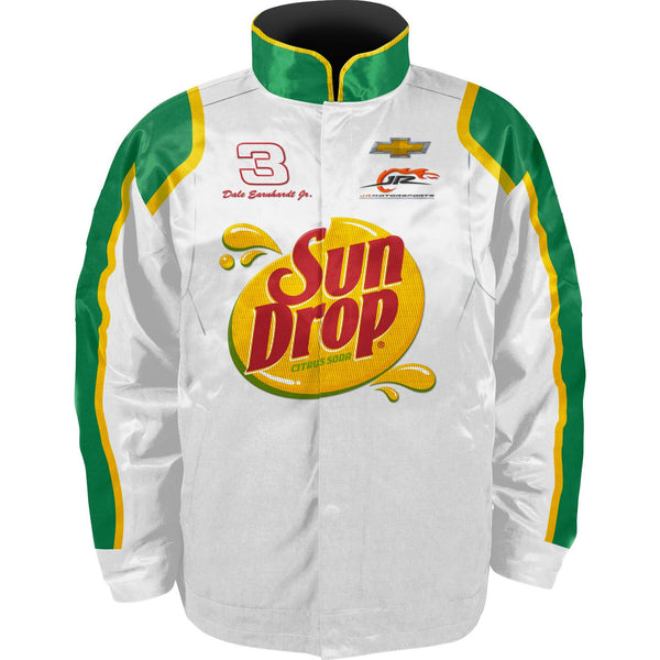 Dale Earnhardt Jr 2022 Sun Drop Uniform Pit Jacket White #3