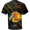 Dale Earnhardt Jr 2022 Bass Pro Shops Late Model Sublimated Total Print Shirt Black #3