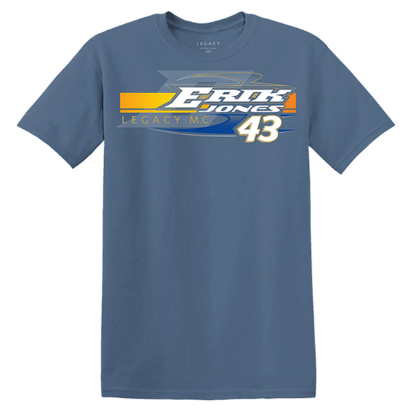 Erik Jones 2023 Allegiant #43 T-Shirt Blue NASCAR