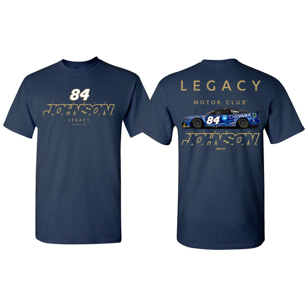 Jimmie Johnson 2023 Carvana #84 Car T-Shirt Blue NASCAR