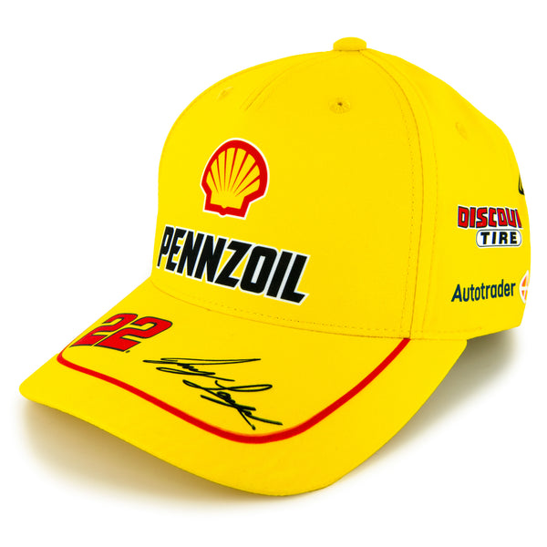 Joey Logano 2023 Shell Pennzoil Uniform Pit Hat #22 NASCAR