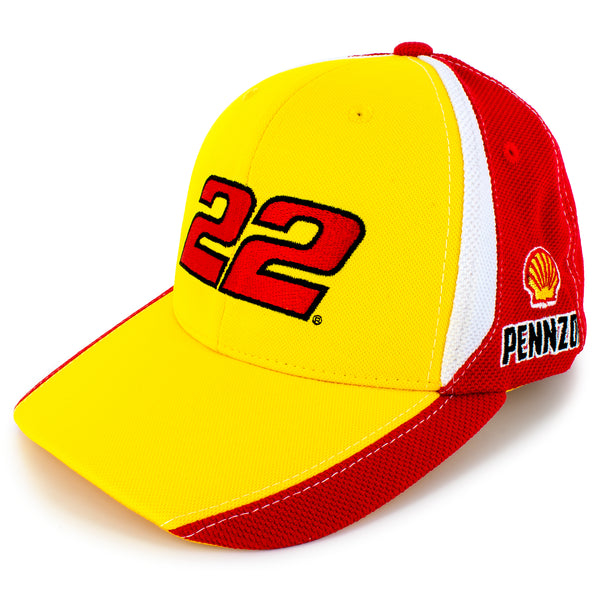 Joey Logano 2022 Element Number Hat Yellow/Red #22 NASCAR