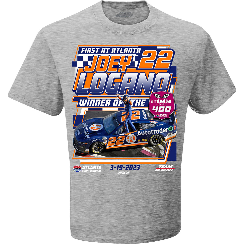 Joey Logano 2023 Atlanta Race Win T-Shirt #22 NASCAR