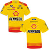 Joey Logano 2023 Shell Pennzoil Sublimated Uniform Pit Crew T-Shirt #22 NASCAR