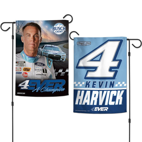 Kevin Harvick Busch Light 4Ever A Champion Two Sided 12x18 Garden Flag #4 NASCAR