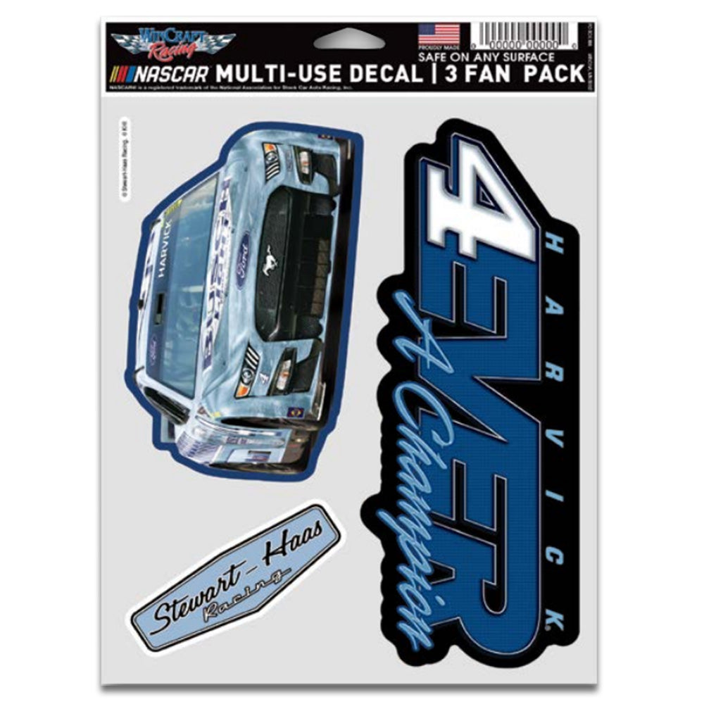 Kevin Harvick 2023 4Ever Multi-Use Decal 3-Pack #4 NASCAR