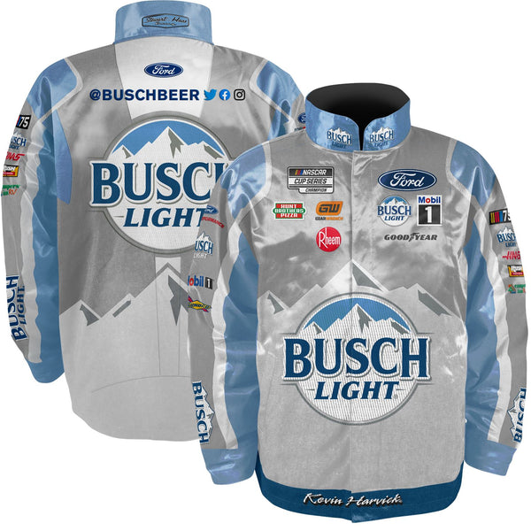 Kevin Harvick 2023 Busch Light Uniform Pit Jacket Gray #4 NASCAR