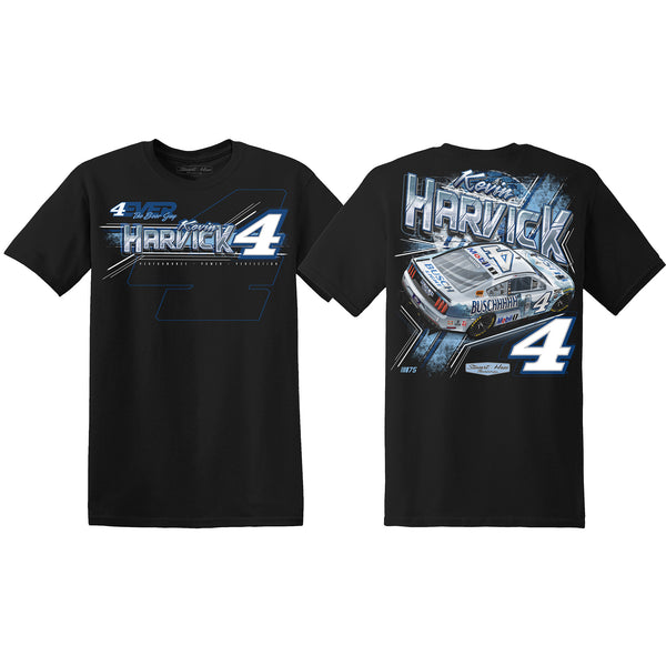Kevin Harvick 2023 Busch Light 4Ever The Beer Guy T-Shirt Black #4 NASCAR