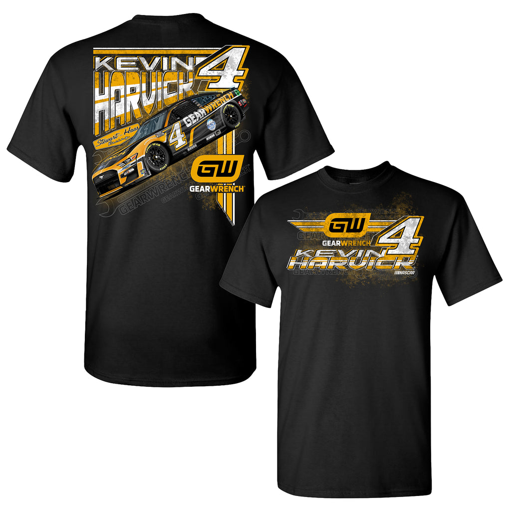Kevin Harvick 2022 Gearwrench Car #4 NASCAR T-Shirt Black