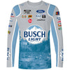 Kevin Harvick 2023 Long Sleeve Busch Light Sublimated Uniform Pit Crew T-Shirt Blue #4 NASCAR