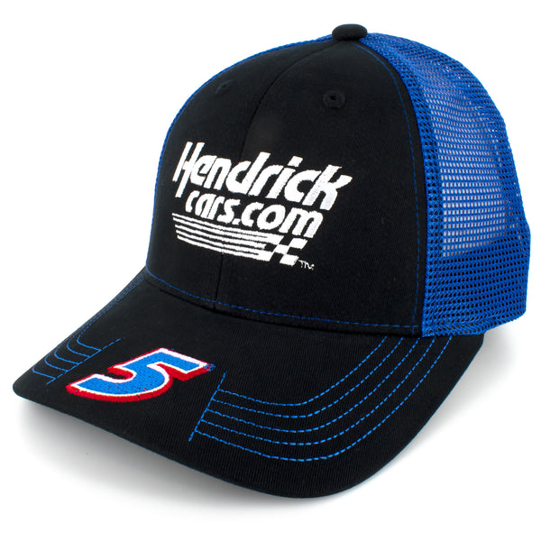 Kyle Larson 2022 Victory Lane HendrickCars Team Mesh #5 NASCAR Hat Black/Blue