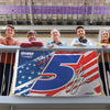 Kyle Larson 2023 Patriotic #5 NASCAR 3x5 Flag