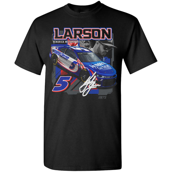 Kyle Larson 2023 HendrickCars Draft T-Shirt Black #5 NASCAR