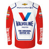 Kyle Larson 2022 Long Sleeve Valvoline Sublimated Uniform Pit Crew T-Shirt Red #5 NASCAR