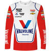 Kyle Larson 2022 Long Sleeve Valvoline Sublimated Uniform Pit Crew T-Shirt Red #5 NASCAR