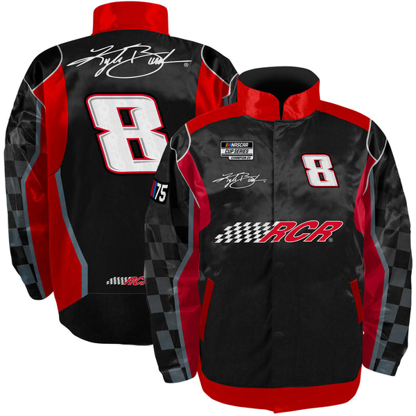 New Kyle Busch 2023 RCR #8 Uniform Pit Jacket Black NASCAR