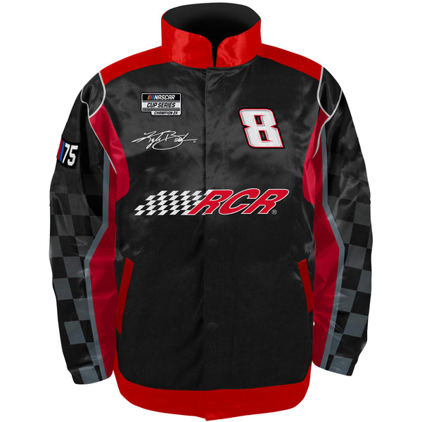 New Kyle Busch 2023 RCR #8 Uniform Pit Jacket Black NASCAR