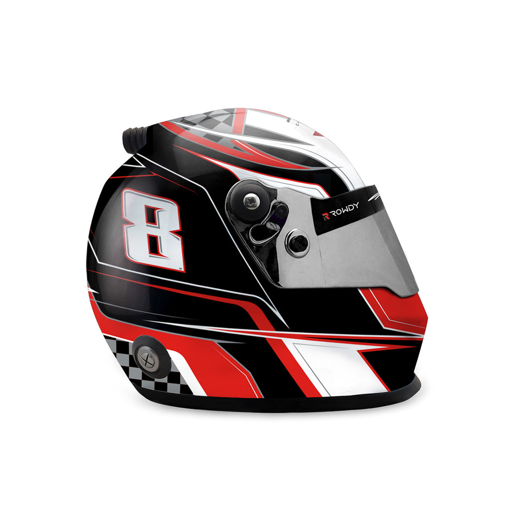 Kyle Busch 2023 RCR #8 Collectible 1/2 Scale Mini Helmet - 6" X 5" X 5" NASCAR #8
