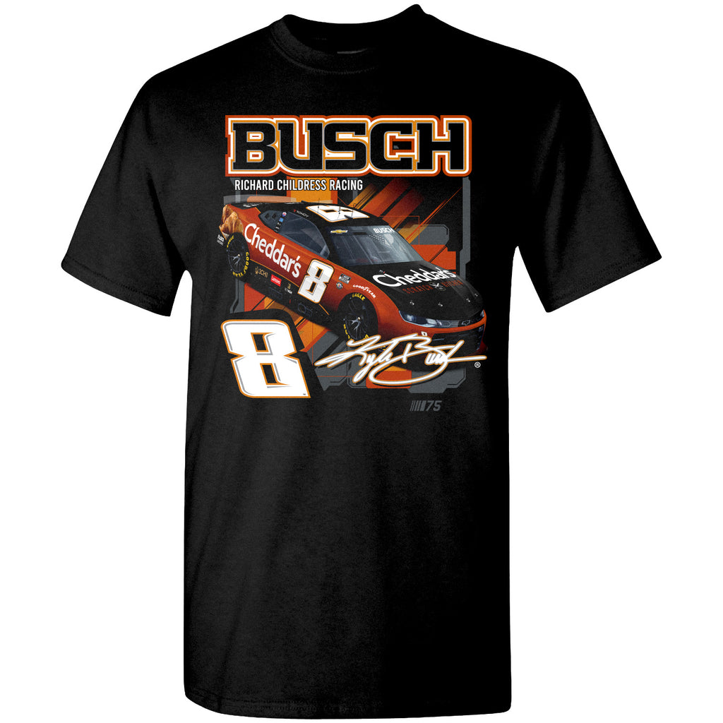Kyle Busch 2023 Cheddar's Draft T-Shirt Black #8 NASCAR