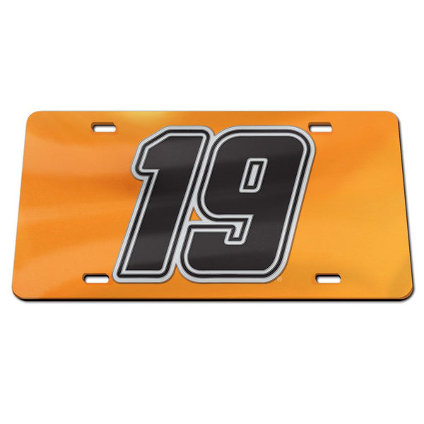 Martin Truex Jr 2021 #19 Deluxe Crystal License Plate NASCAR