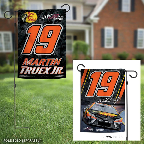 Martin Truex Jr 2023 Bass Pro Shops Two Sided 12x18 Garden Flag #19 NASCAR