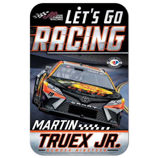 Martin Truex Jr 2023 Bass Pro Shops #19 11x17 Plastic Sign NASCAR