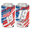 Martin Truex Jr 2023 Patriotic #19 Can Hugger 12oz Cooler NASCAR