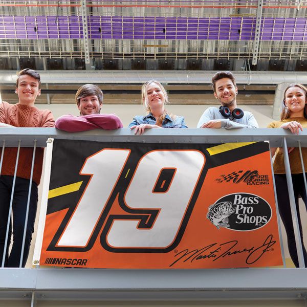 Martin Truex Jr Bass Pro Shops Team #19 NASCAR 3x5 Flag