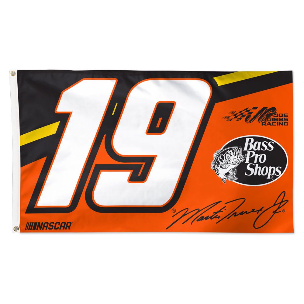 Martin Truex Jr Bass Pro Shops Team #19 NASCAR 3x5 Flag