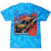 Martin Truex Jr 2023 Bass Pro Shops Tie Dye Car T-Shirt Blue #19 NASCAR