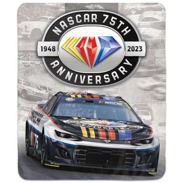 NASCAR 2023 75th Anniversary Logo 50x60 Winning Image Blanket