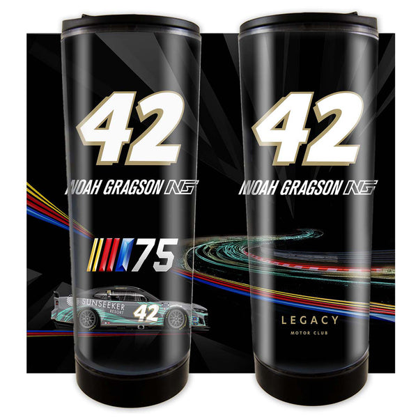 Noah Gragson 2023 Plastic 14oz Tumbler Travel Mug #42 NASCAR