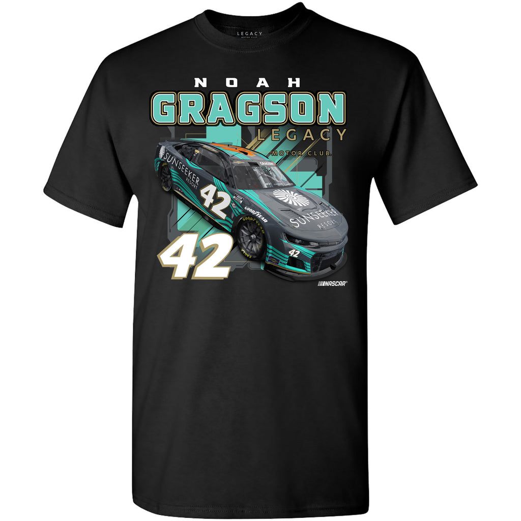 Noah Gragson 2023 Sunseeker Draft T-Shirt Black #42 NASCAR