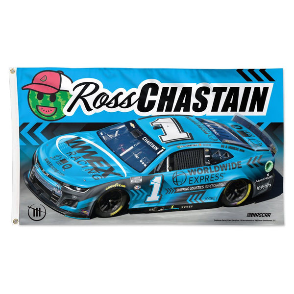 Ross Chastain 2023 WWEX #1 NASCAR 3x5 Flag