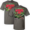 Ty Gibbs 2023 Interstate Batteries Charcoal 2-Spot T-Shirt Gray #54 NASCAR